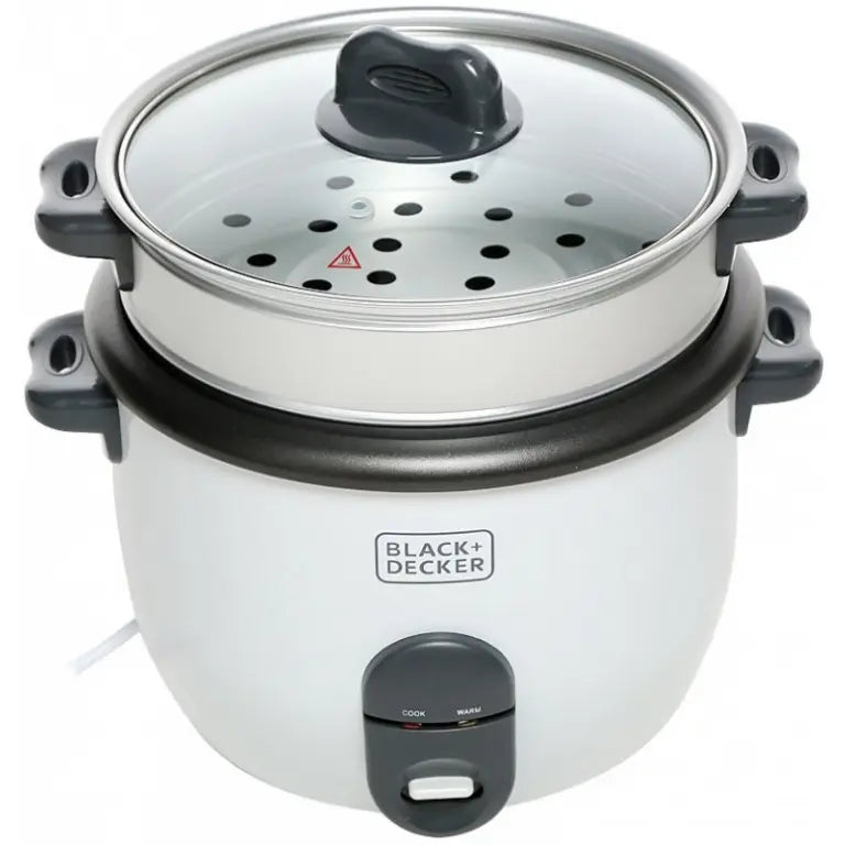Black+Decker Non-Stick Rice Cooker, 1.8 Liters – RC1860 Black+Decker Non-Stick Rice Cooker, 1.8 Liters – RC1860